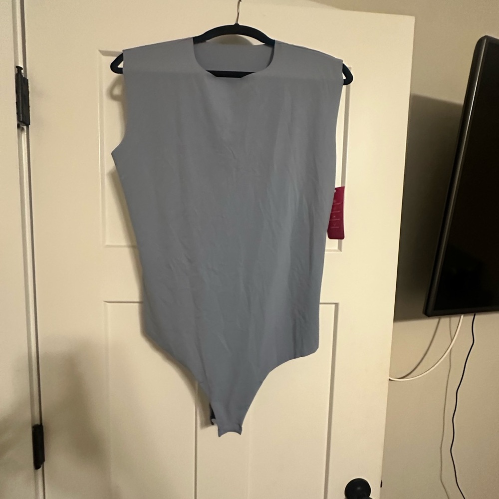 Commando Gray Sleeveless Bodysuit